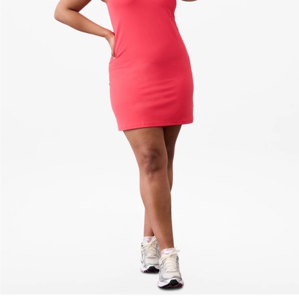Athleta Transcend Dress Coral/Red in medium (regular length) - Picture 2 of 2